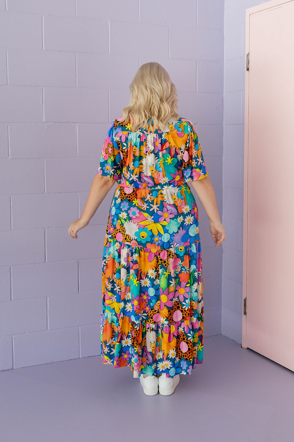Bonnie Maxi Dress in Kutopia Floral by Kasey Rainbow