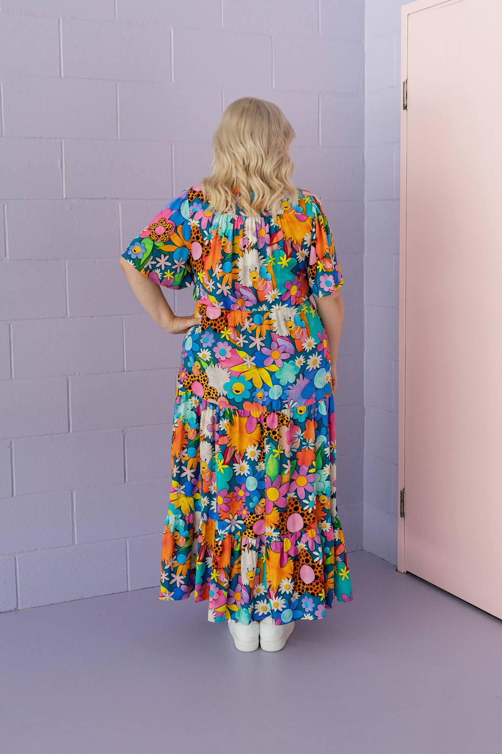 Bonnie Maxi Dress in Kutopia Floral by Kasey Rainbow