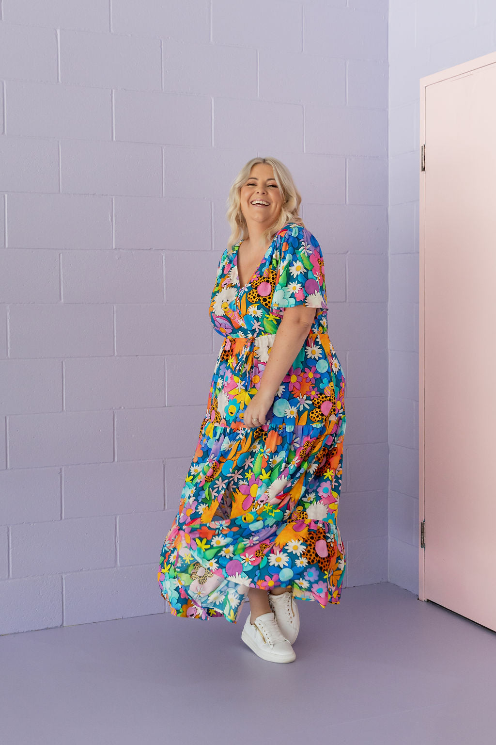 Bonnie Maxi Dress in Kutopia Floral by Kasey Rainbow