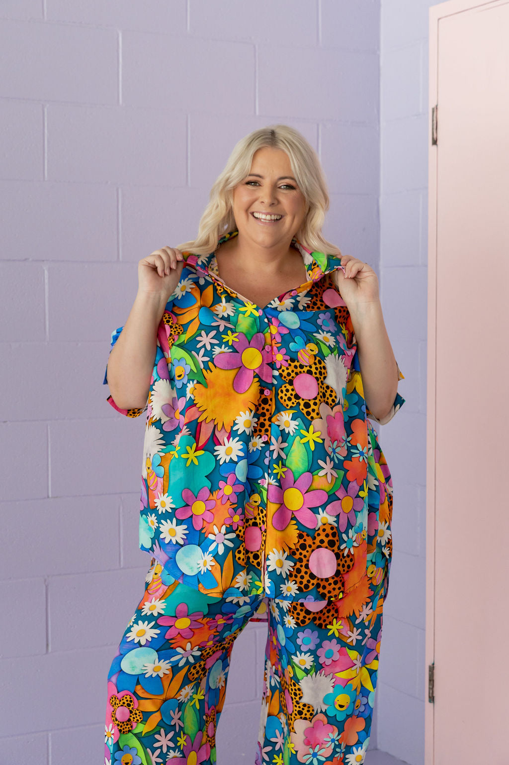 Tammin Shirt in Kutopia Floral by Kasey Rainbow