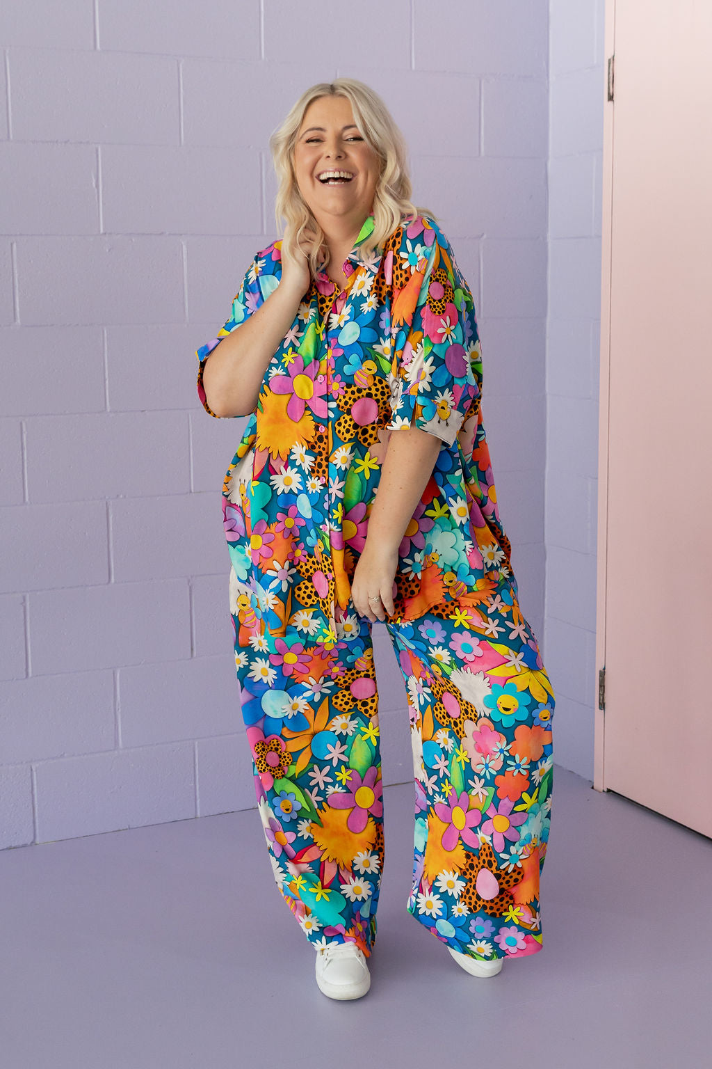 Tammin Shirt in Kutopia Floral by Kasey Rainbow