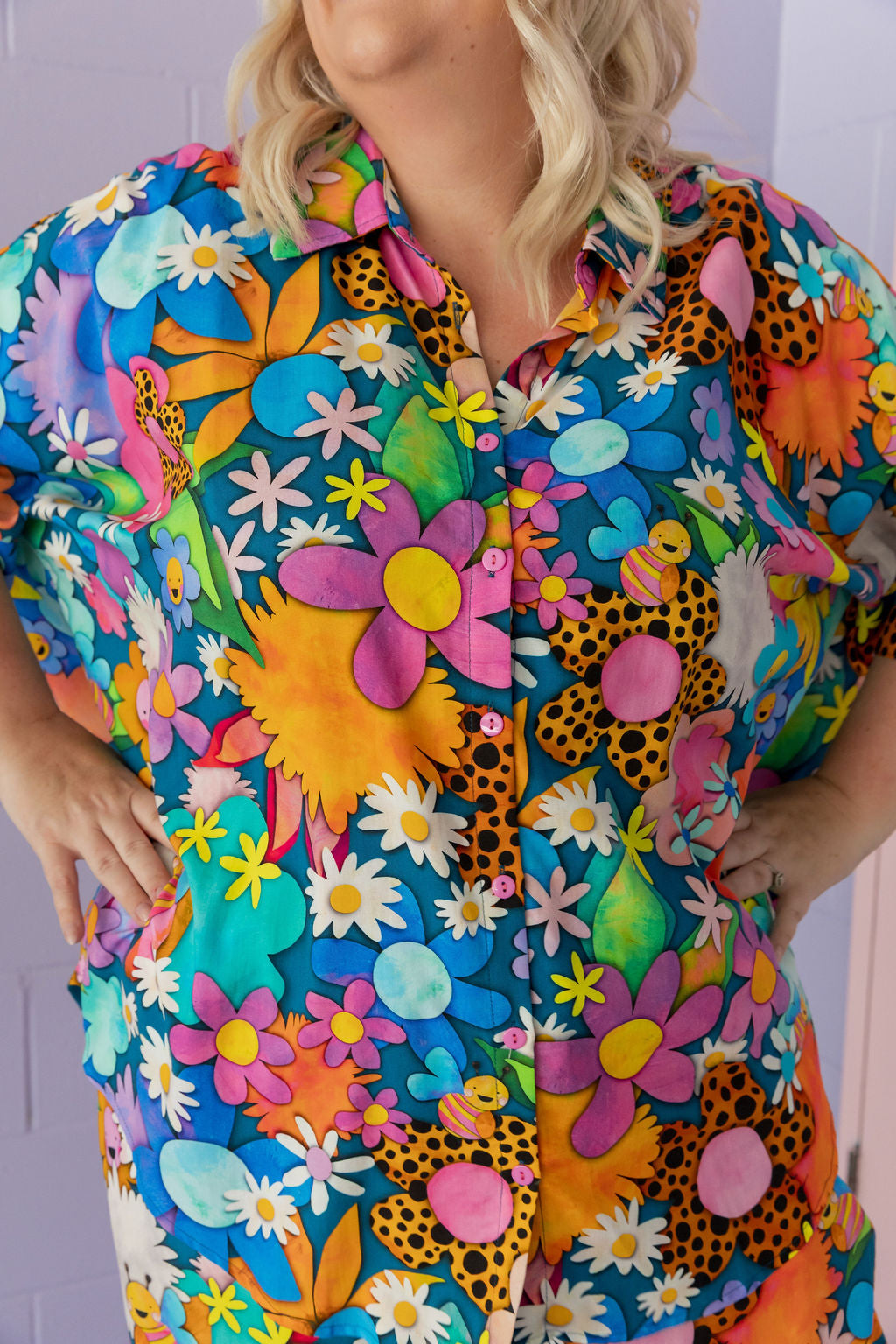 Tammin Shirt in Kutopia Floral by Kasey Rainbow