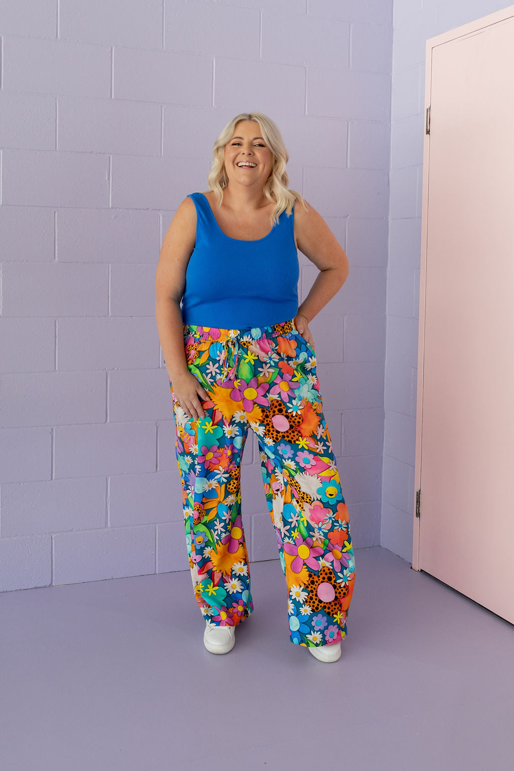 Gina Pant in Kutopia Floral by Kasey Rainbow