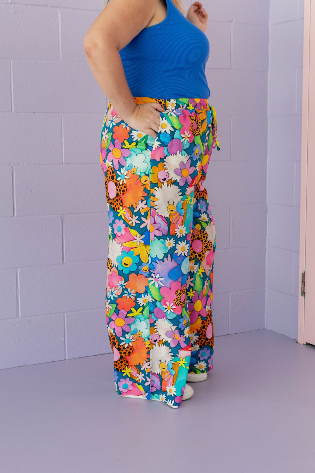 Gina Pant in Kutopia Floral by Kasey Rainbow