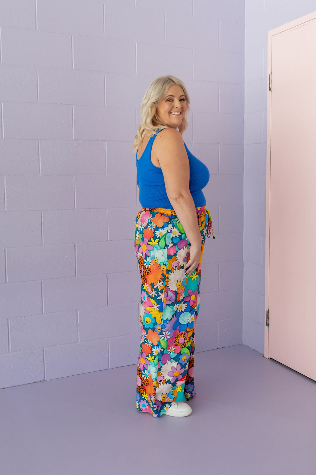 Gina Pant in Kutopia Floral by Kasey Rainbow