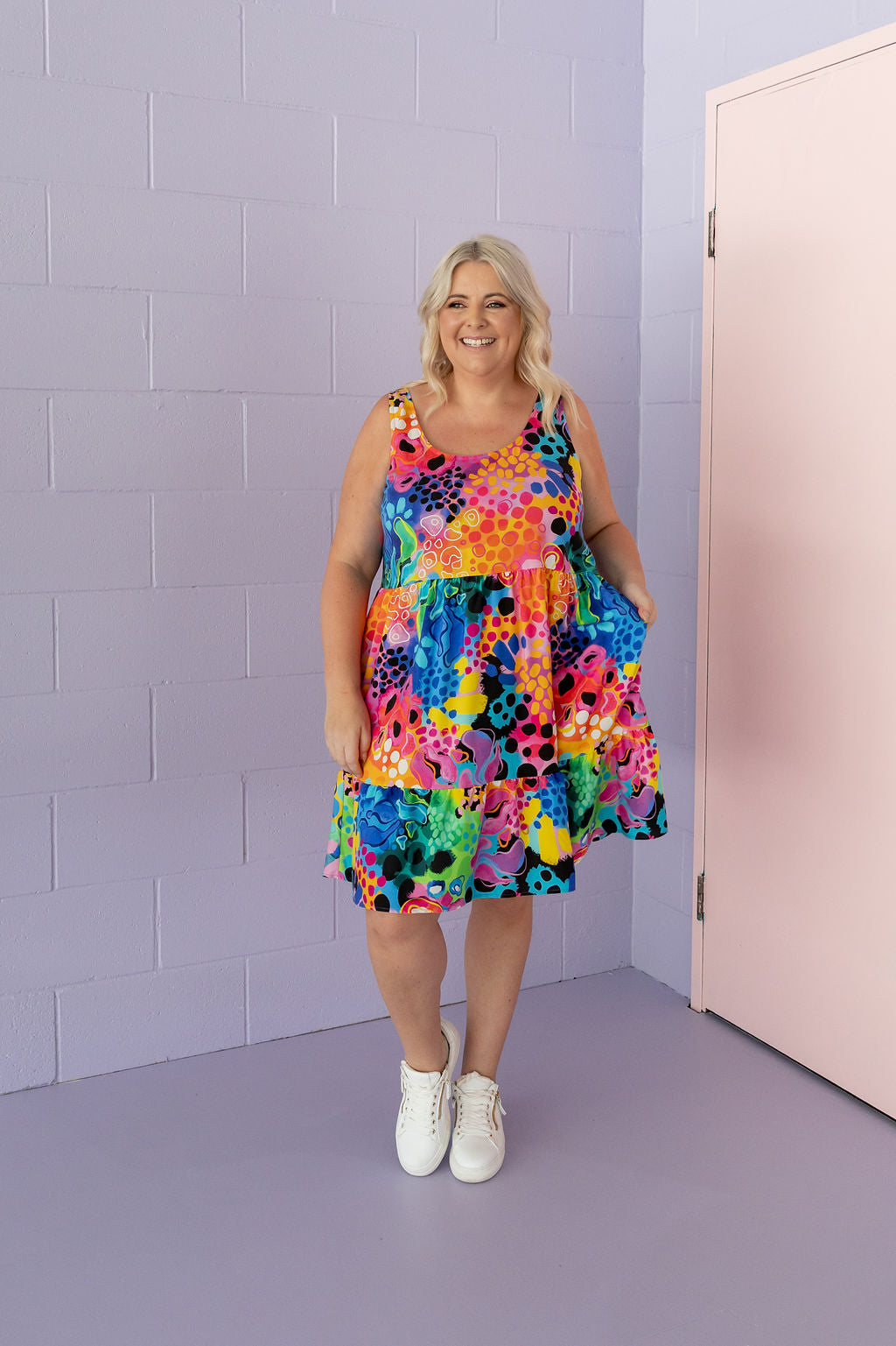 Tony Dress in Boom! by Kasey Rainbow