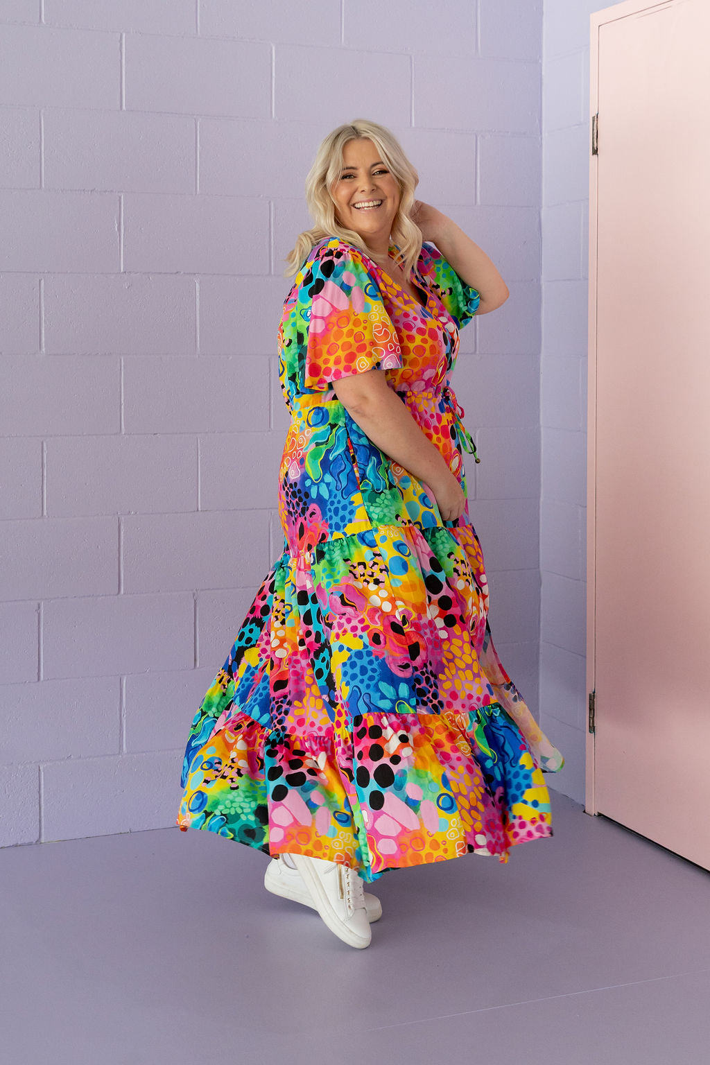 Bonnie Maxi Dress in Boom! by Kasey Rainbow