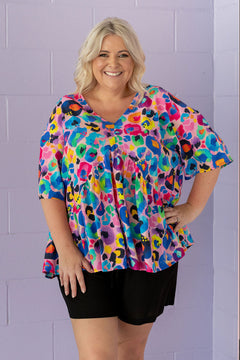 Rainbow Leopard Pink