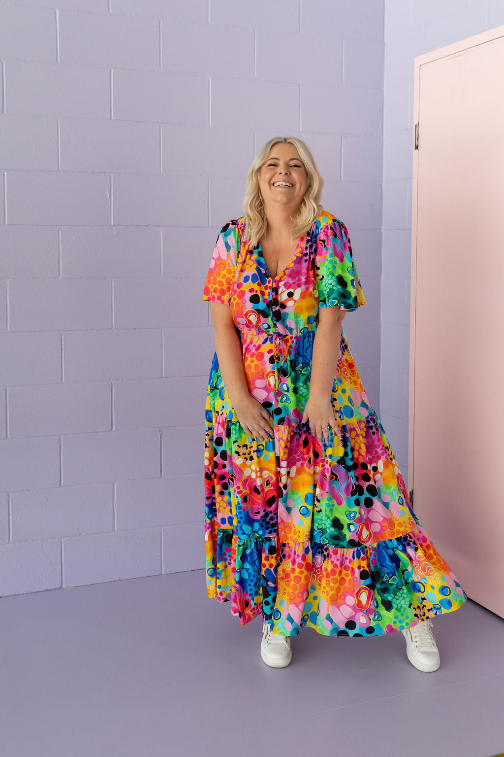 Bonnie Maxi Dress in Boom! by Kasey Rainbow