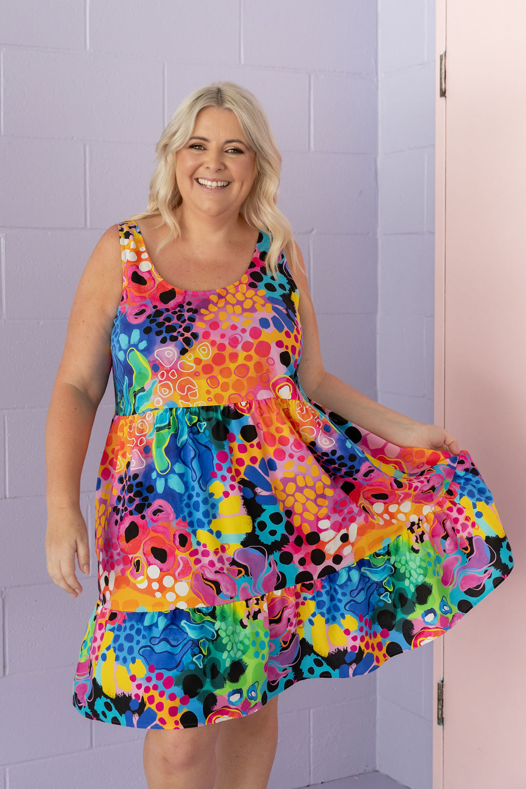 Tony Dress in Boom! by Kasey Rainbow