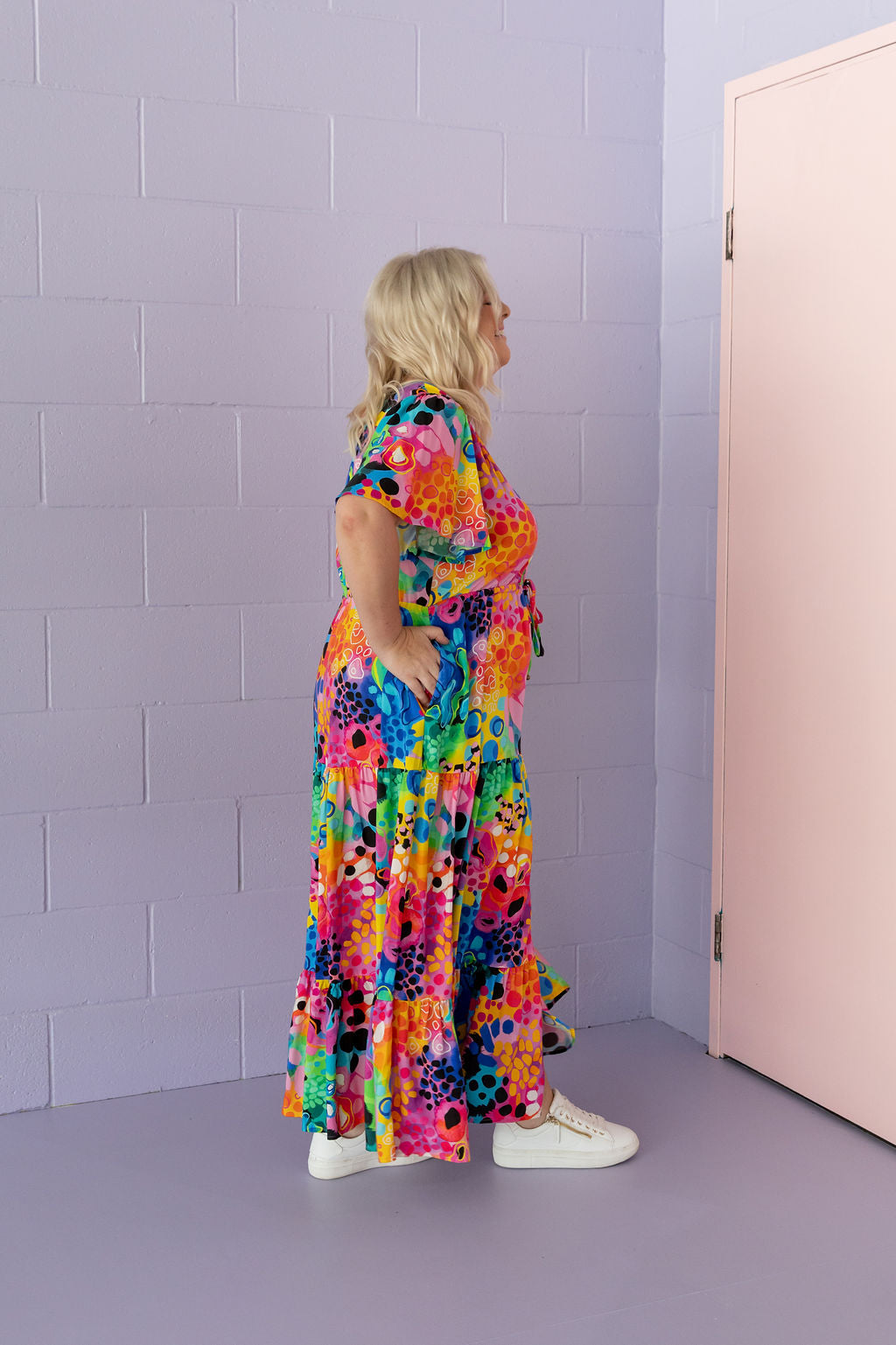 Bonnie Maxi Dress in Boom! by Kasey Rainbow