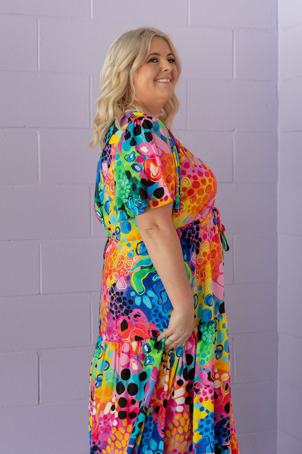 Bonnie Maxi Dress in Boom! by Kasey Rainbow