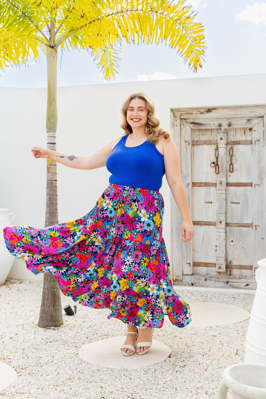 Carrie Skirt in Beau-Kay by Kasey Rainbow