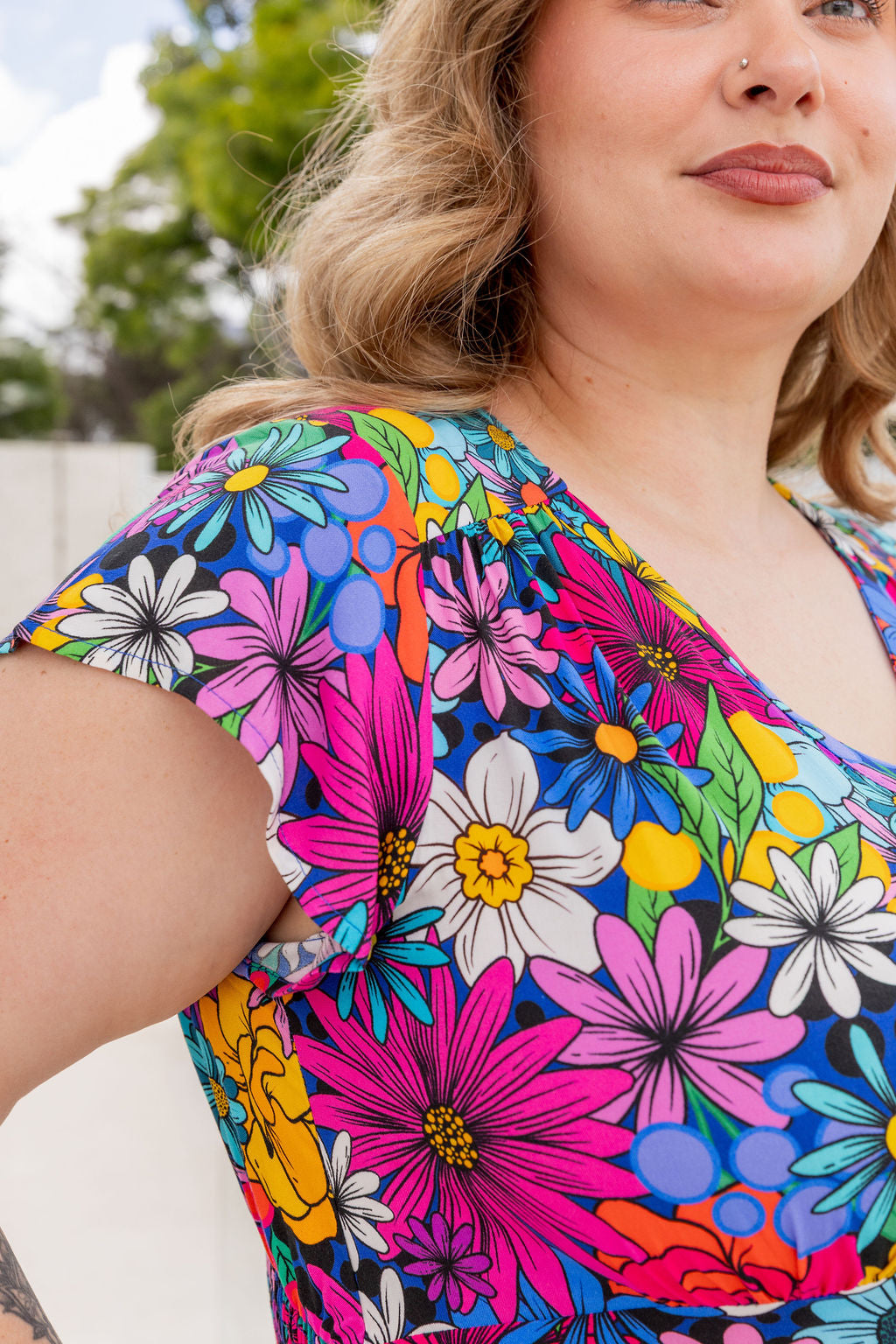 Aurora Midi Dress in Beau-Kay by Kasey Rainbow