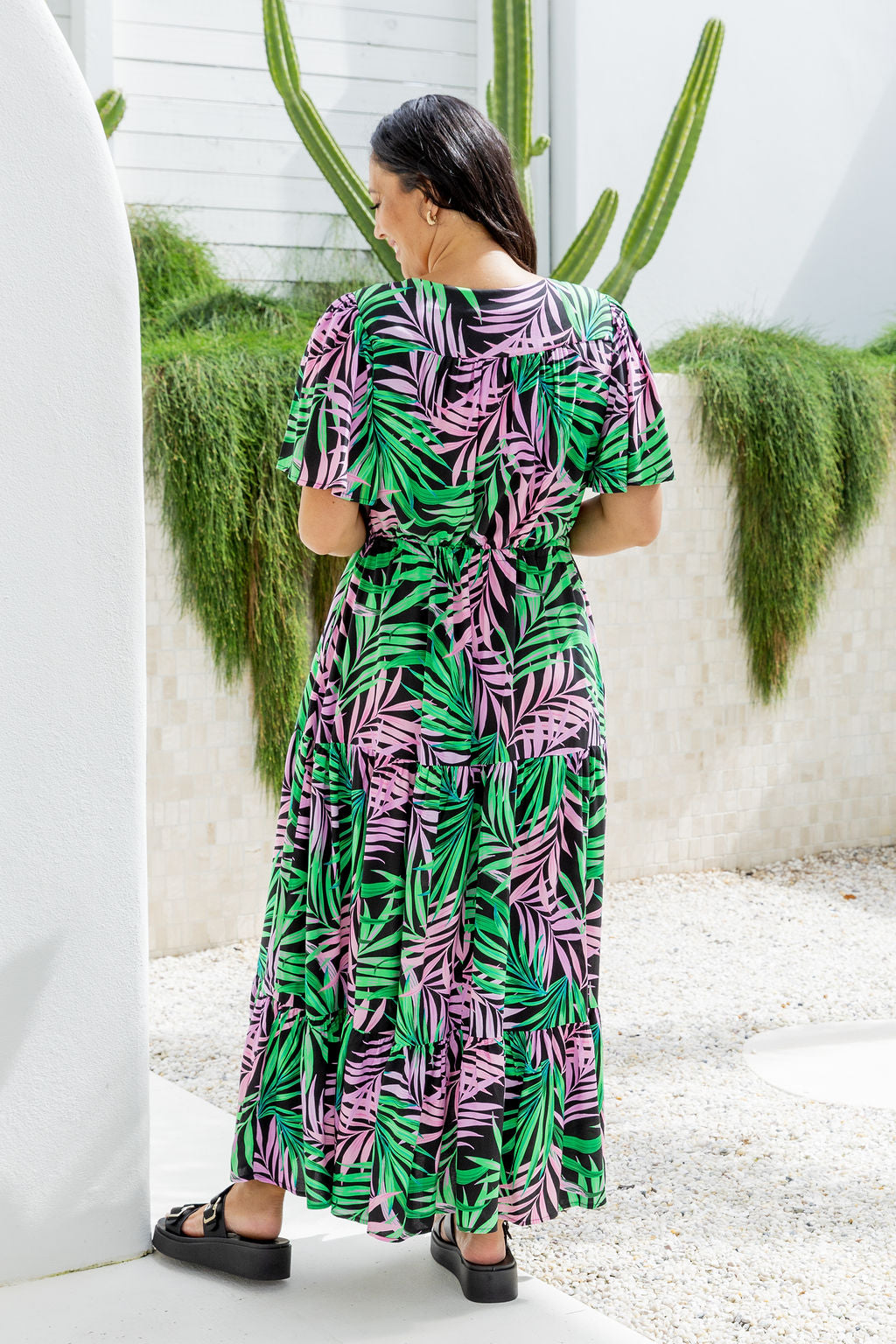Bonnie Dress in Midnight Jungle – Proud Poppy Clothing
