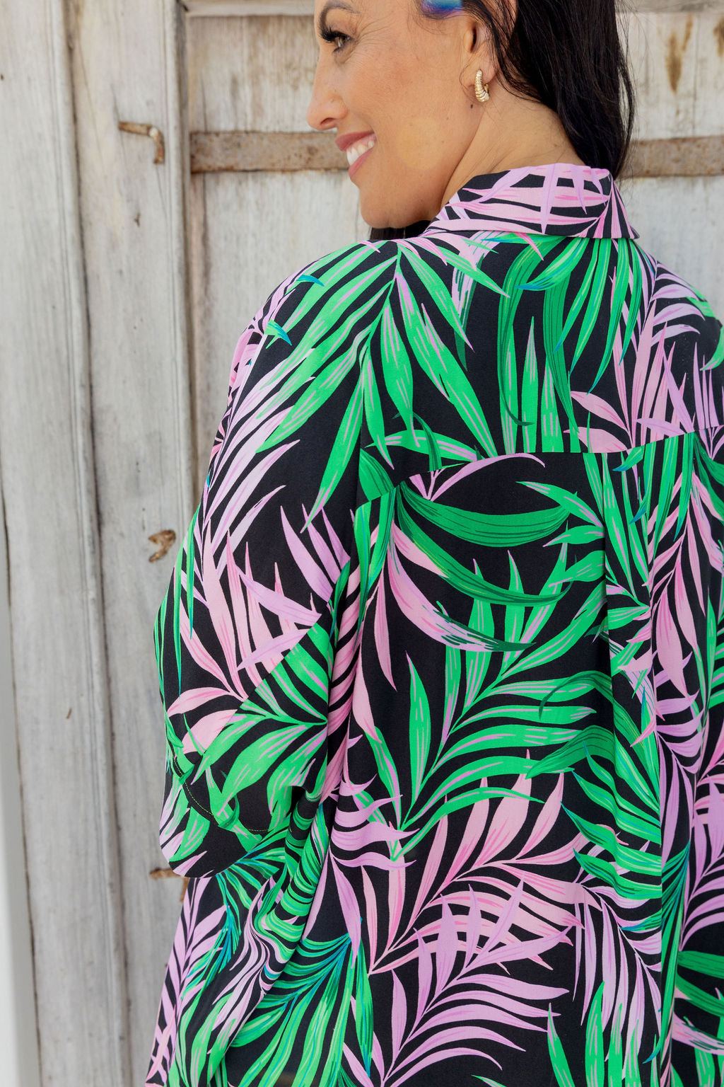 Tammin Shirt in Midnight Jungle