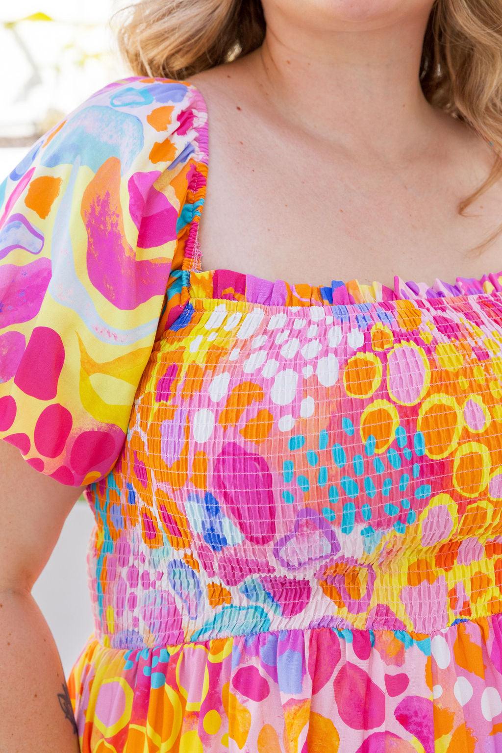 Emily Playsuit in Tequila Sunrise by Kasey Rainbow