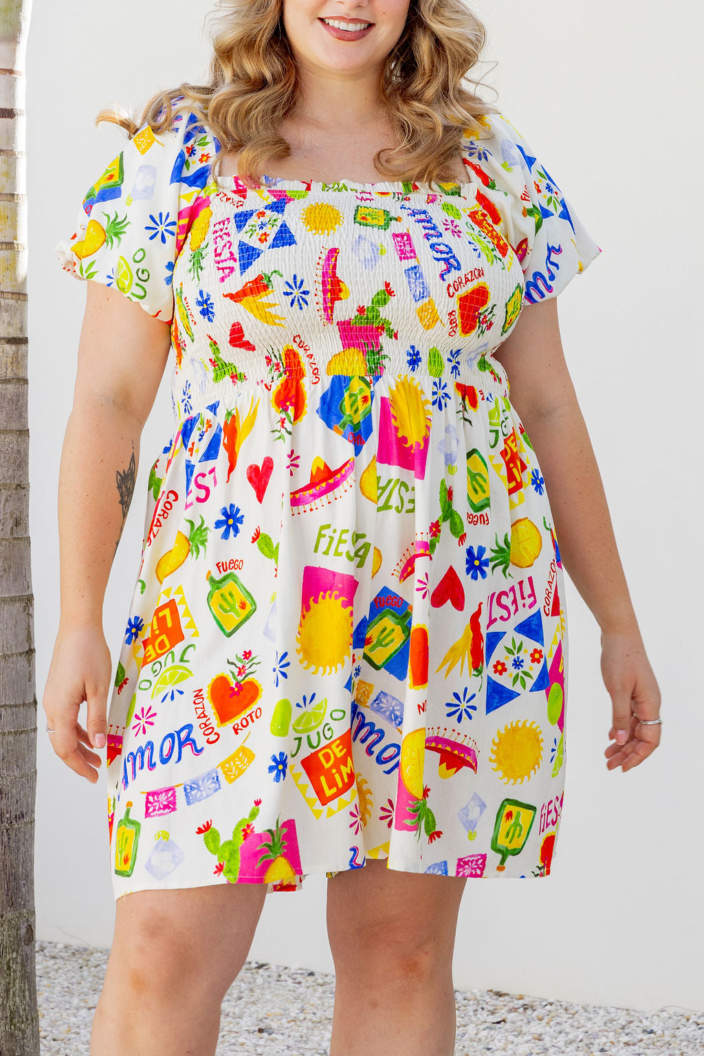 Emily Linen Blend Playsuit in Corazon