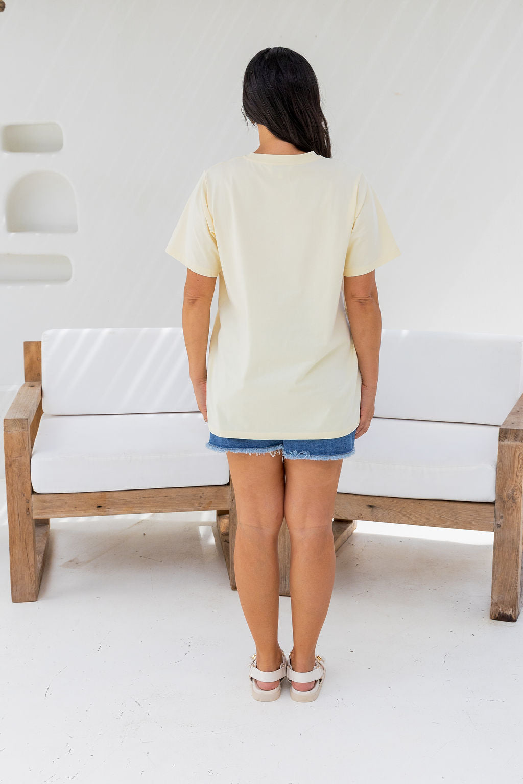 Zadi Relaxed Tee in Shells