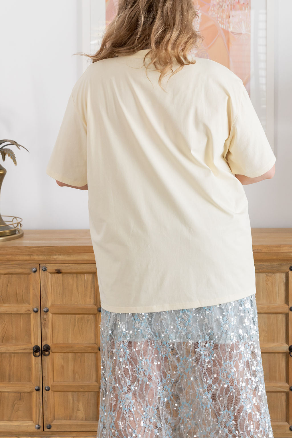 Zadi Relaxed Tee in Shells