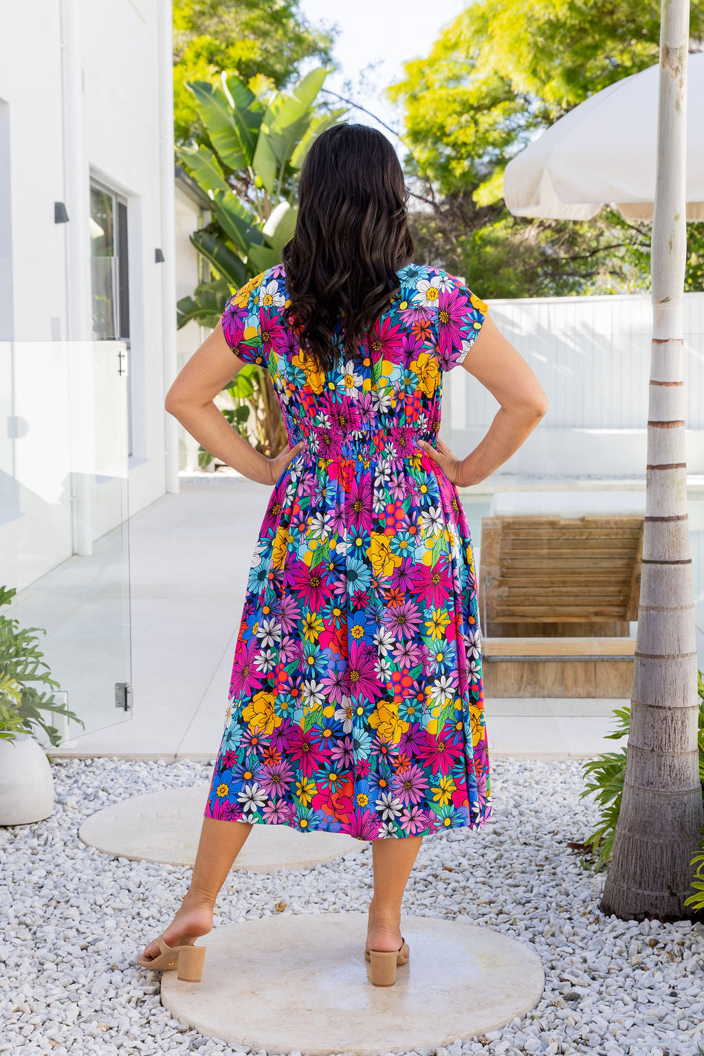 Aurora Midi Dress in Beau-Kay by Kasey Rainbow