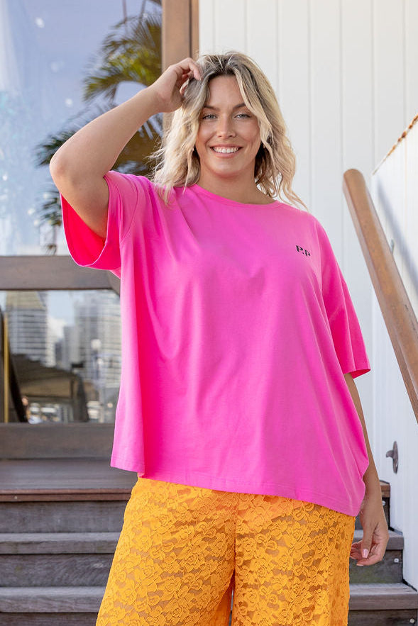 Alfie Oversized Tee In La Dolce Vita