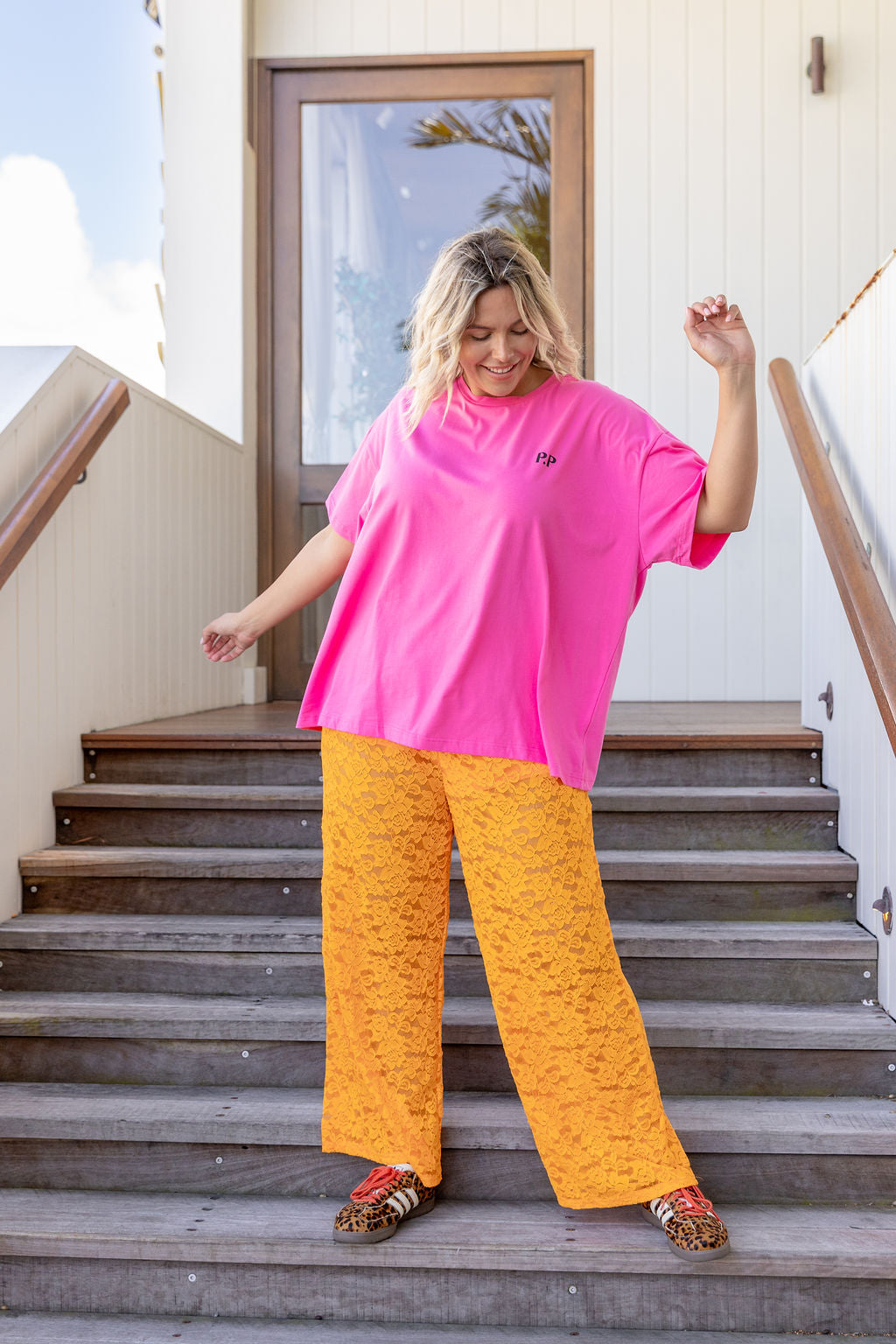 Alfie Oversized Tee In La Dolce Vita