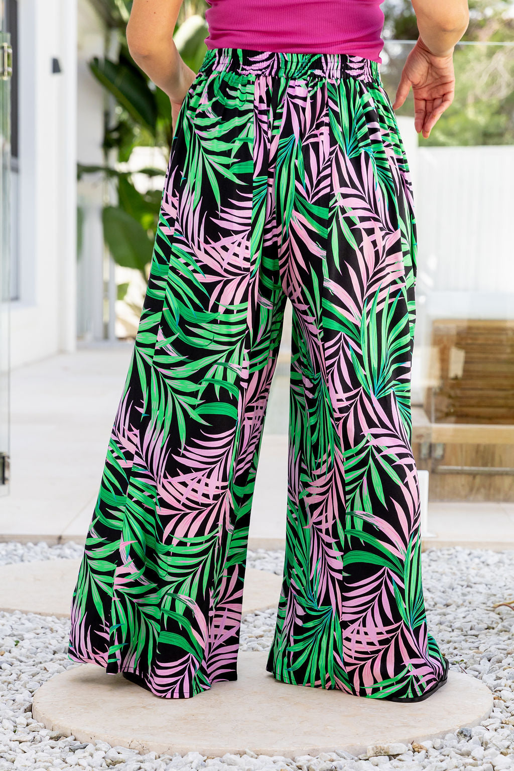 Zelda Pant in Midnight Jungle