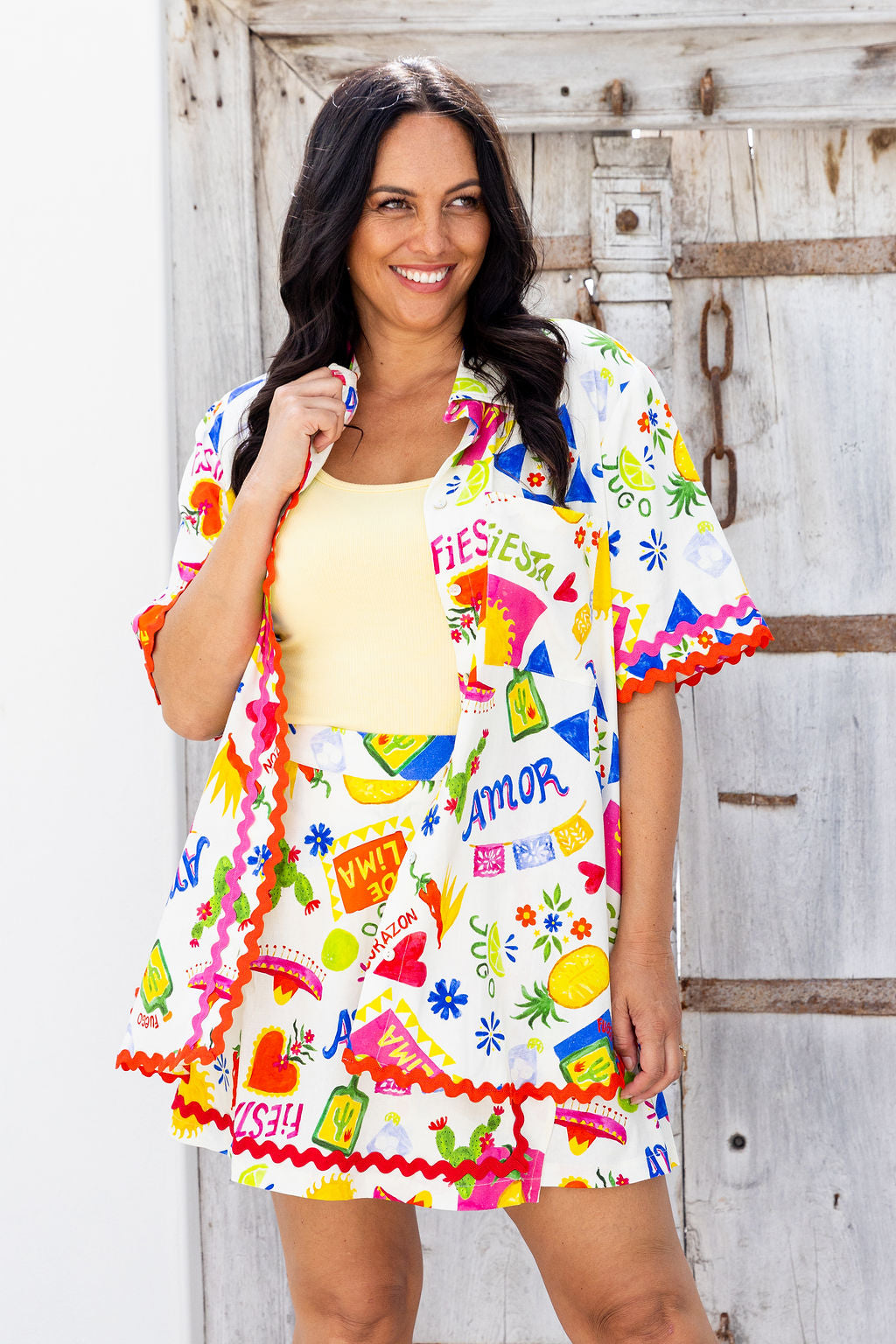 Samara Shirt in Corazon