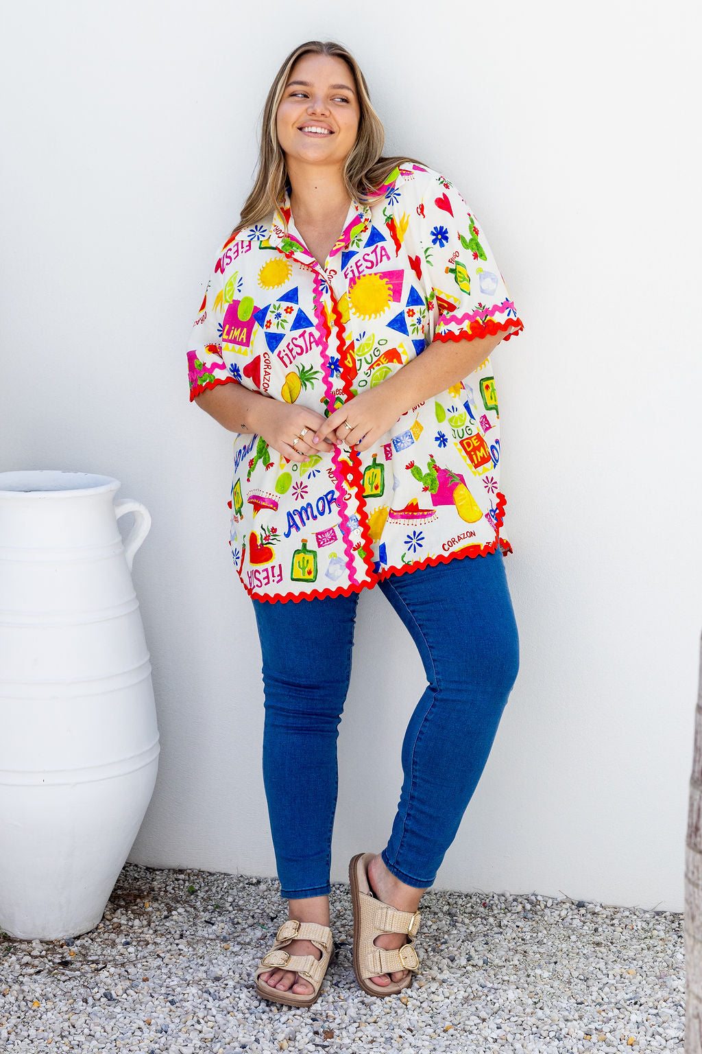 Samara Shirt in Corazon
