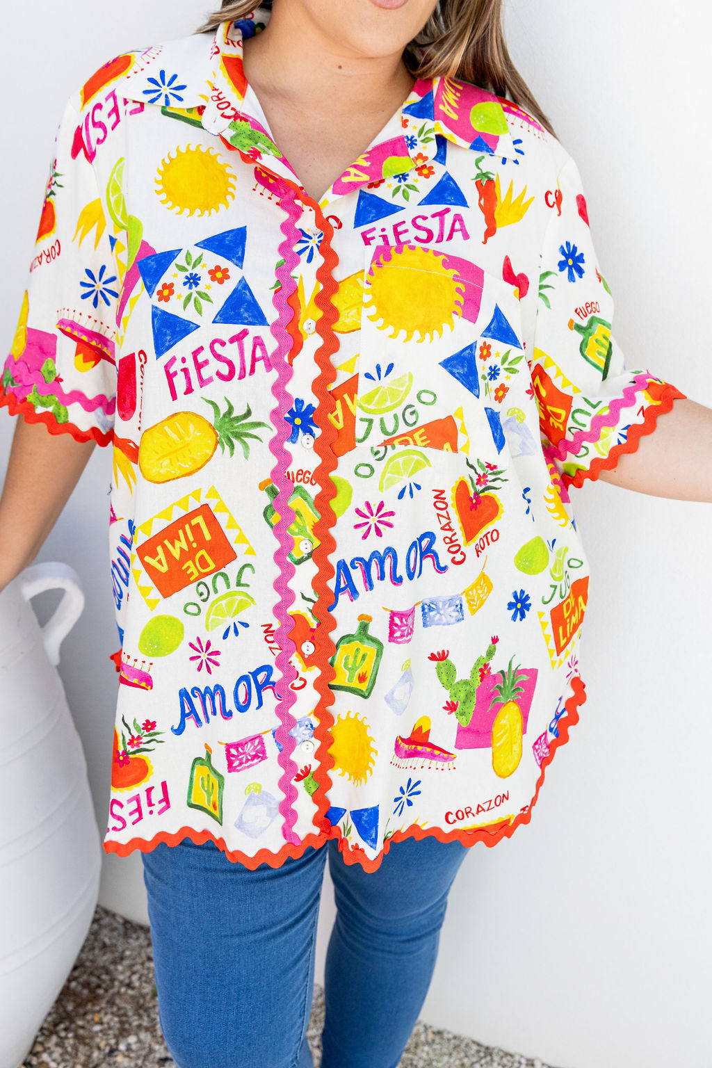 Samara Shirt in Corazon