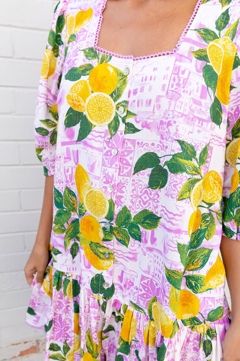 Kira Linen Blend Dress in Themis
