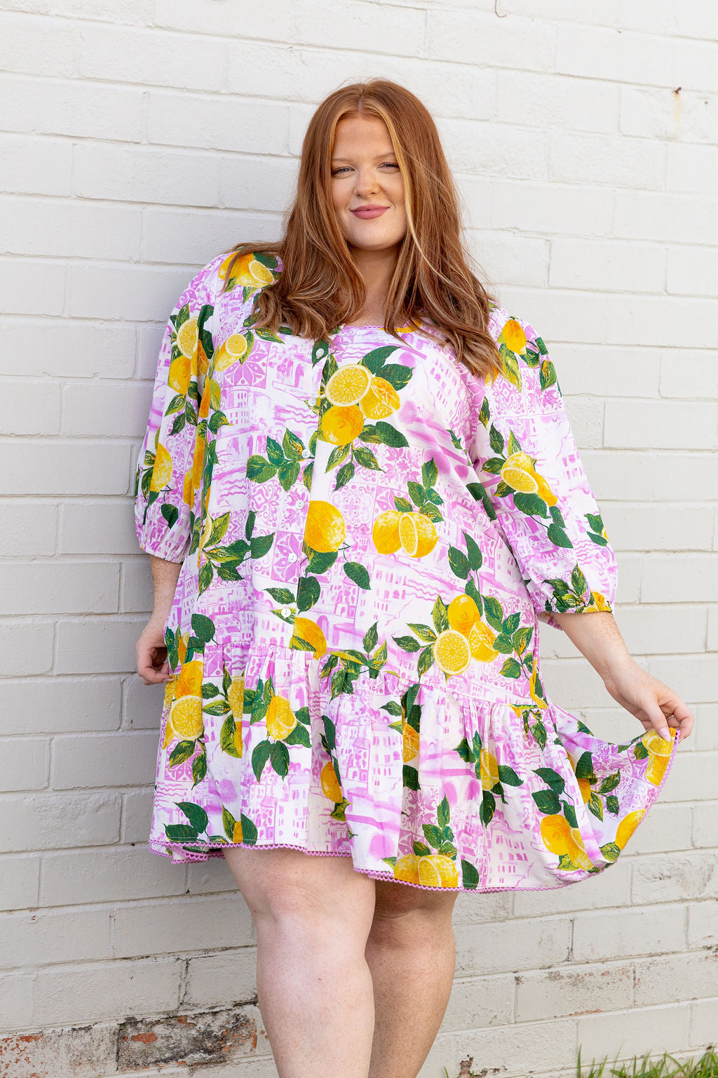 Kira Linen Blend Dress in Themis