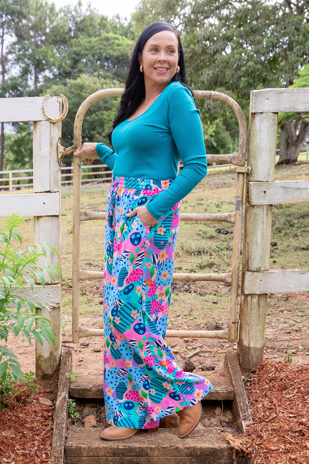 Gina Pant in Small Horse Club by Deb McNaughton