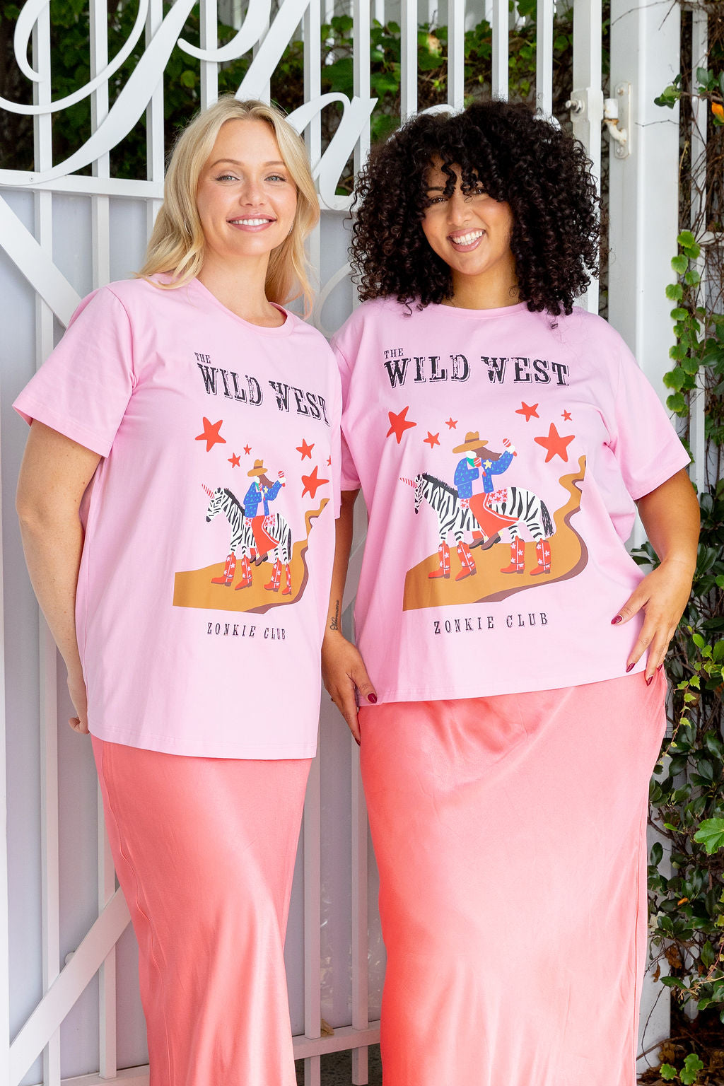 Zadi Relaxed Tee in Wild West by Deb McNaughton
