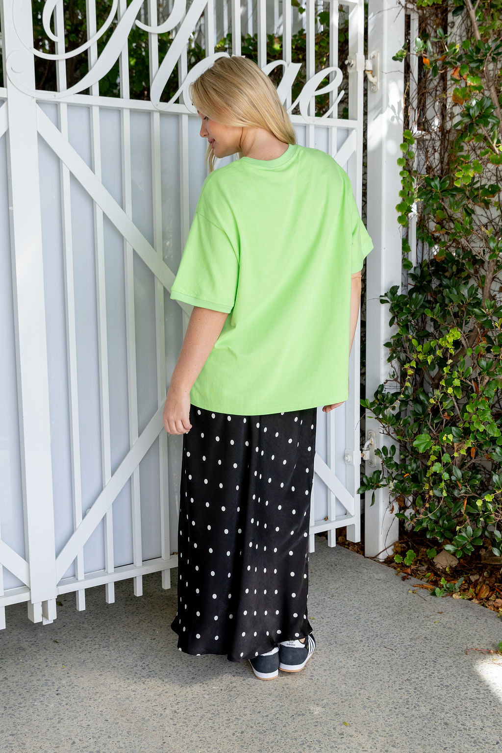 Nikita Heavyweight Cotton Tee in Apple