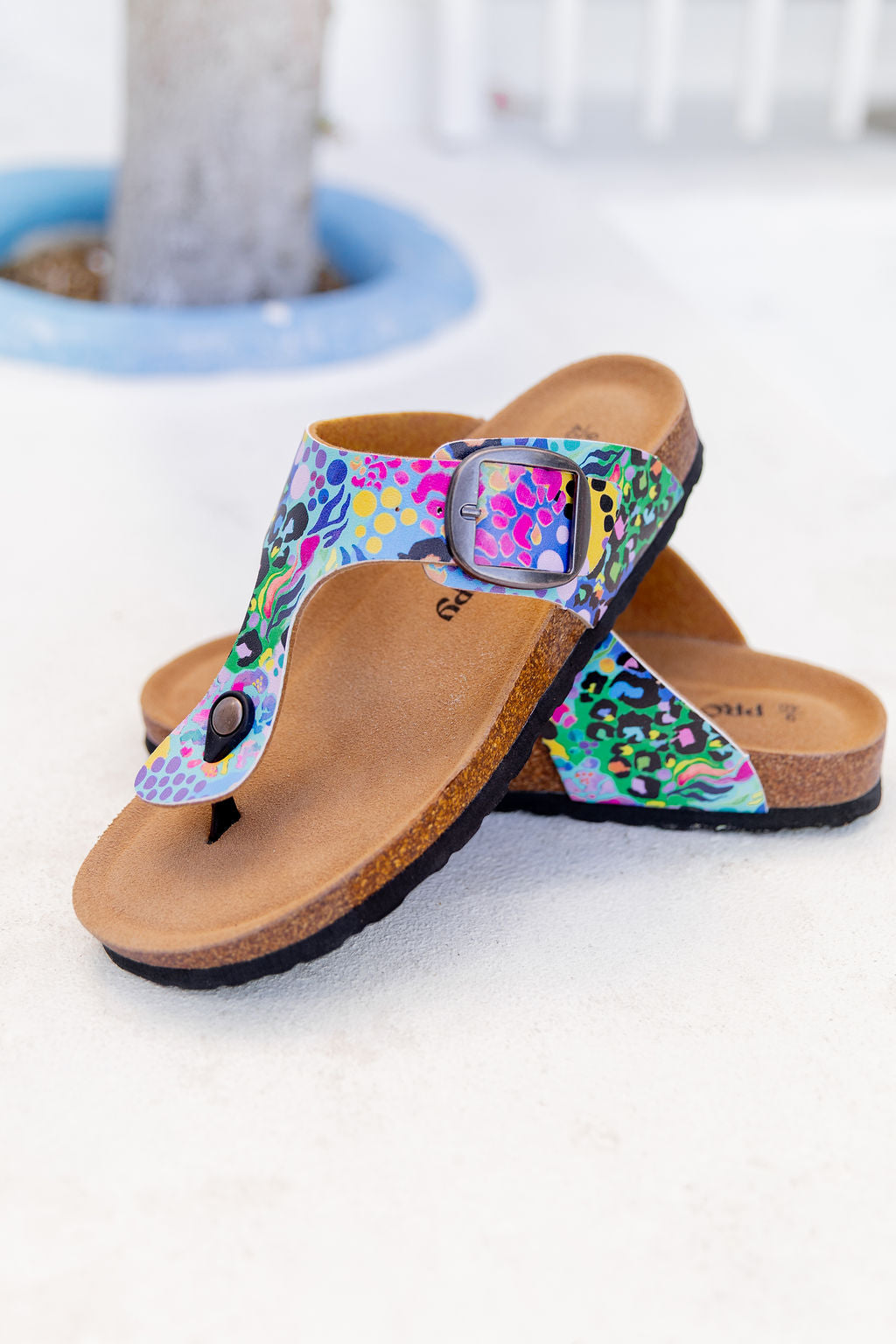 Theo Slides in Electric Leopard by Kasey Rainbow