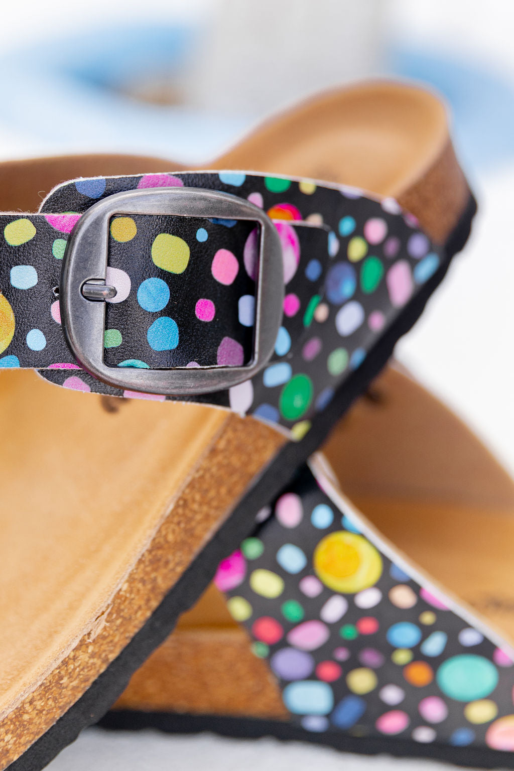 Theo Slides in Black Pebble by Kasey Rainbow