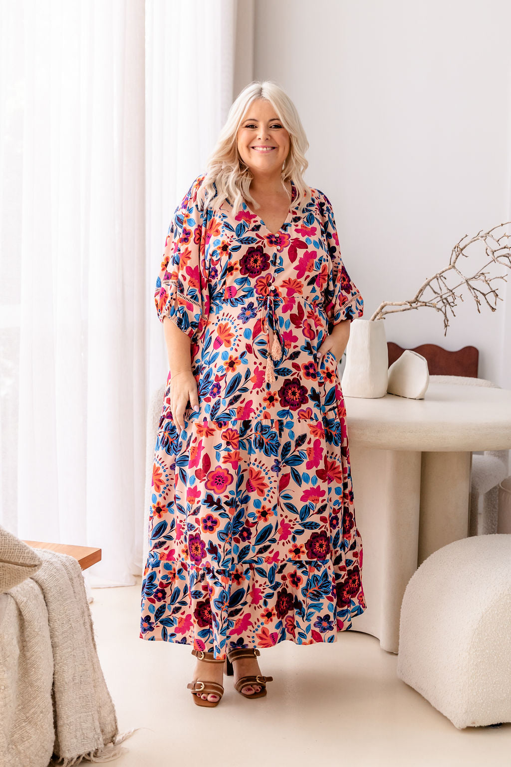 Addison Maxi Dress in Jardin