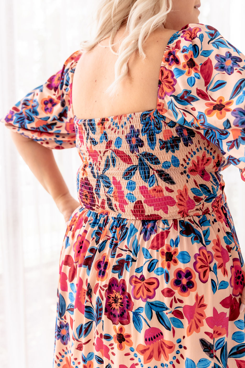 Pippa Cut Out Dress in Jardin