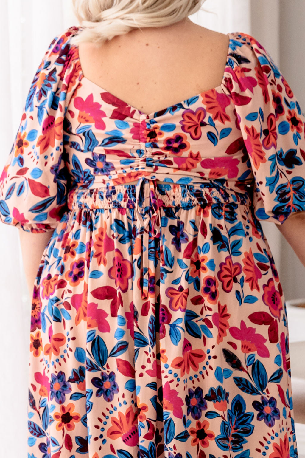 Pippa Cut Out Dress in Jardin