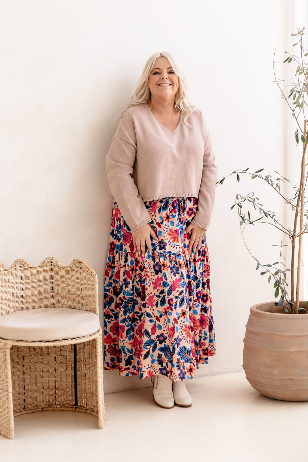 Vivien Skirt in Jardin
