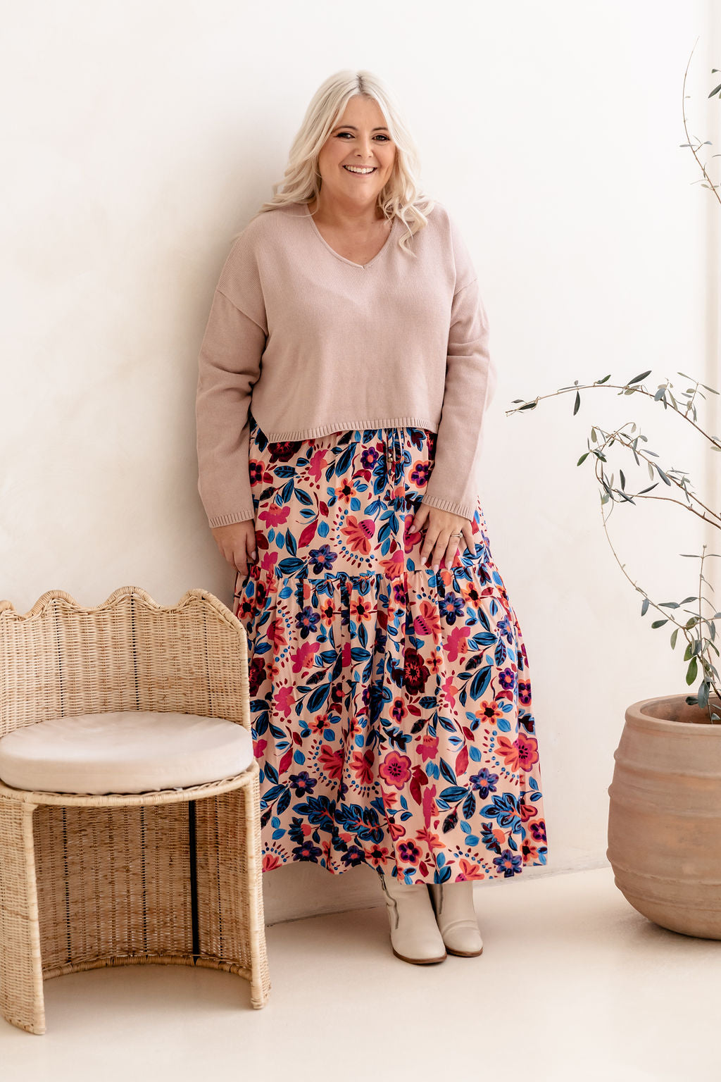 Vivien Skirt in Jardin
