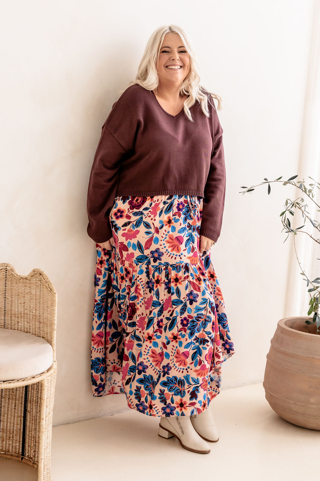 Vivien Skirt in Jardin