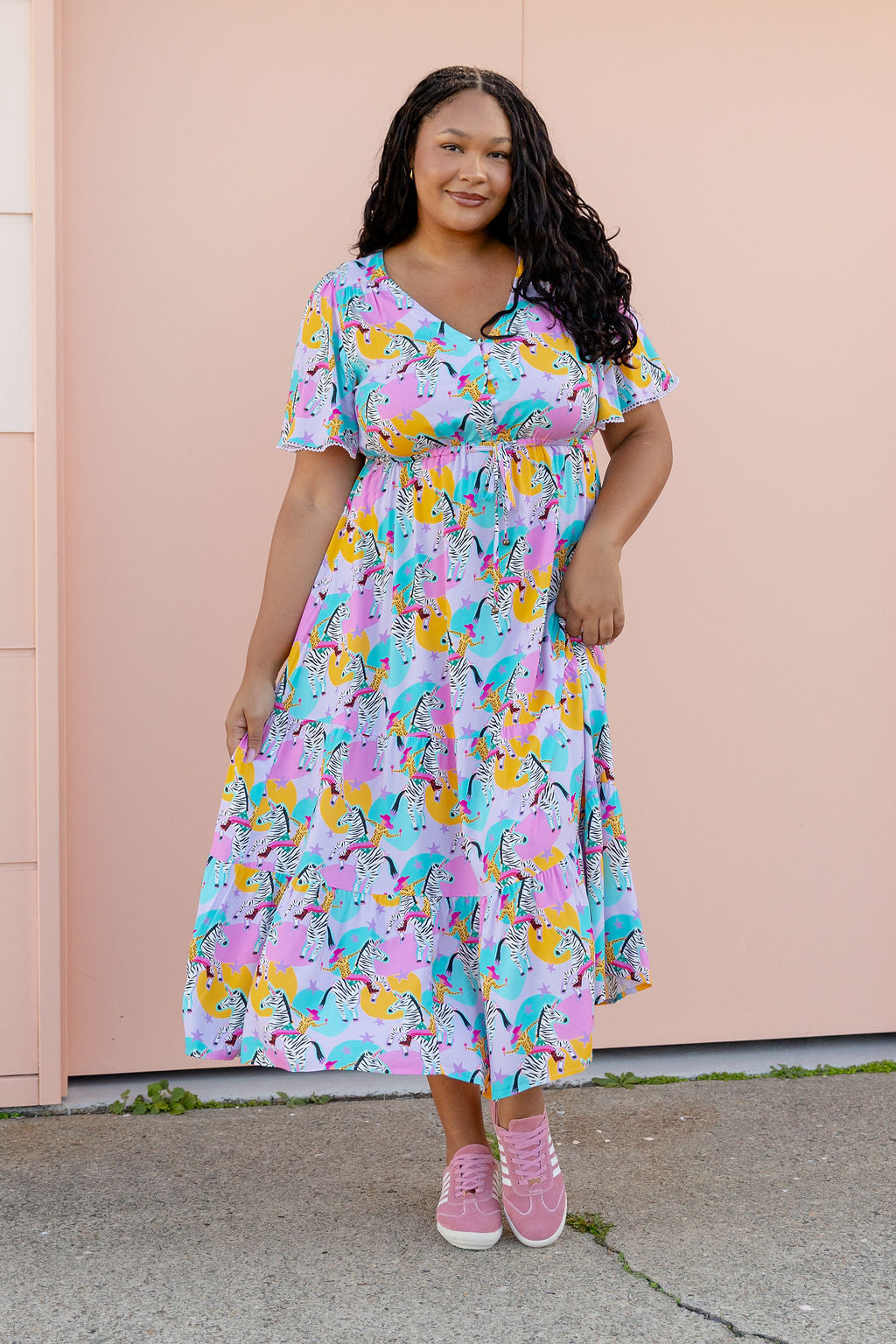 Charlize Maxi Dress in Yee-Har by Deb McNaughton