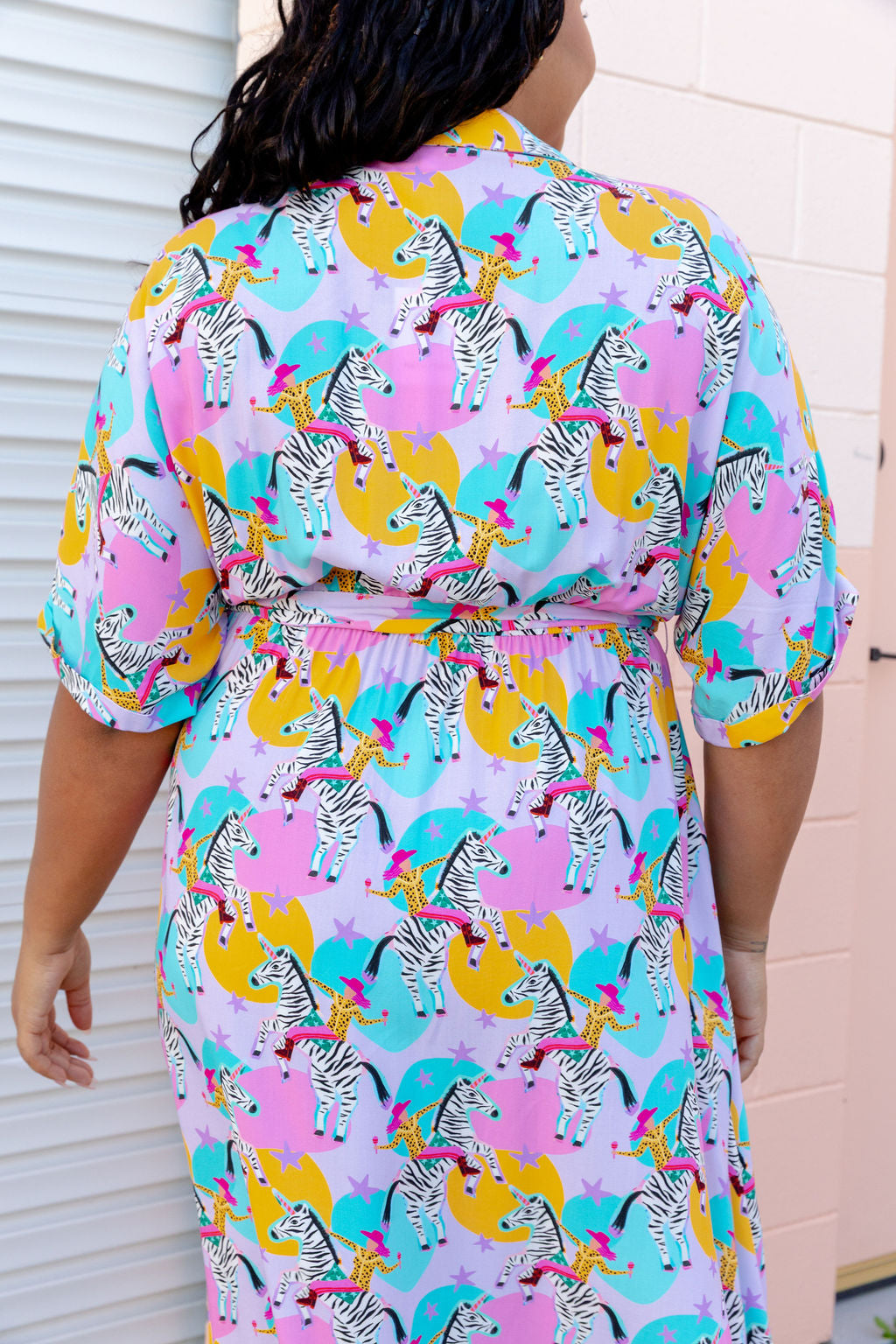 Maddy Midi Dress in Yee-Har by Deb McNaughton
