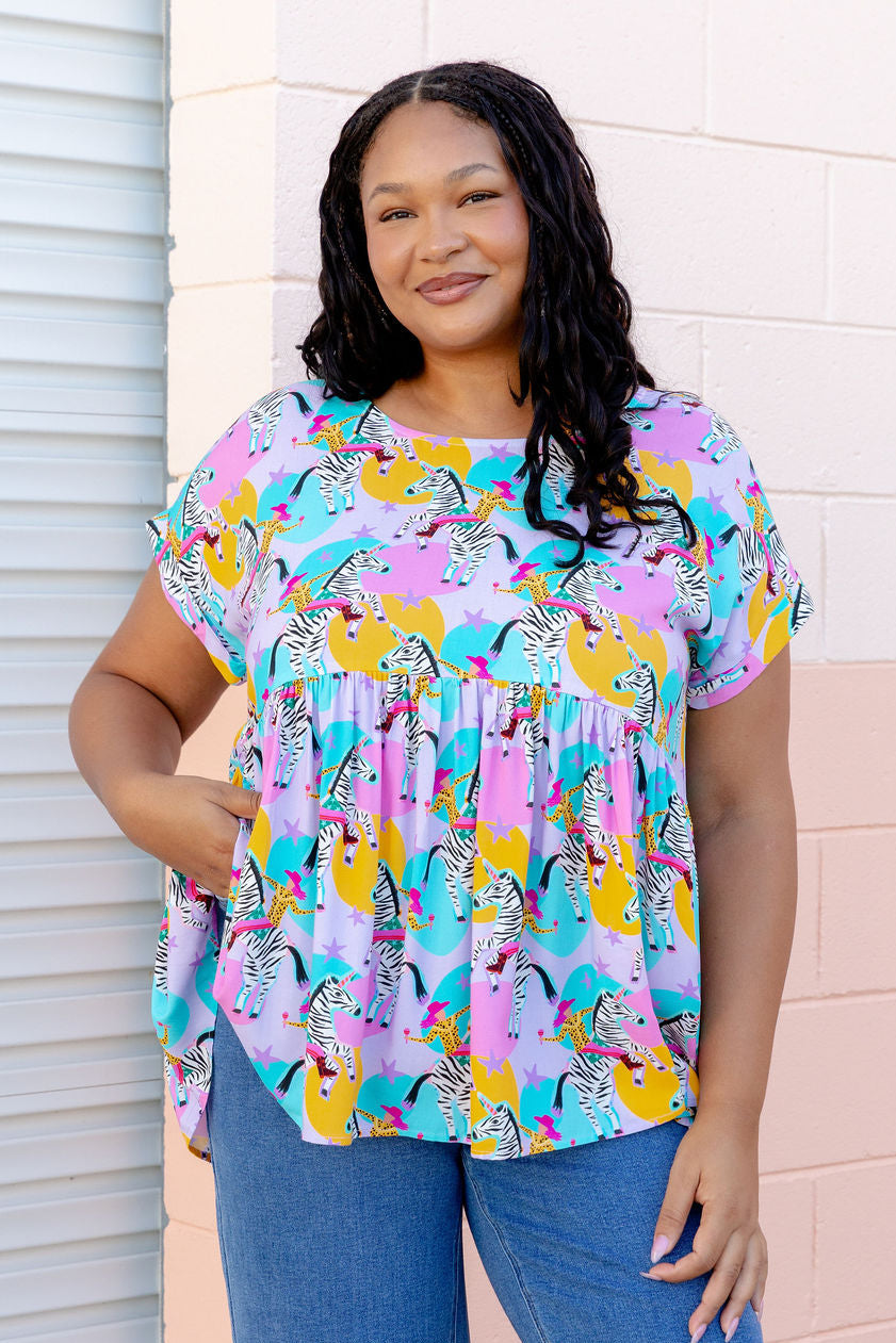 Margot Top in Yee-Har by Deb McNaughton
