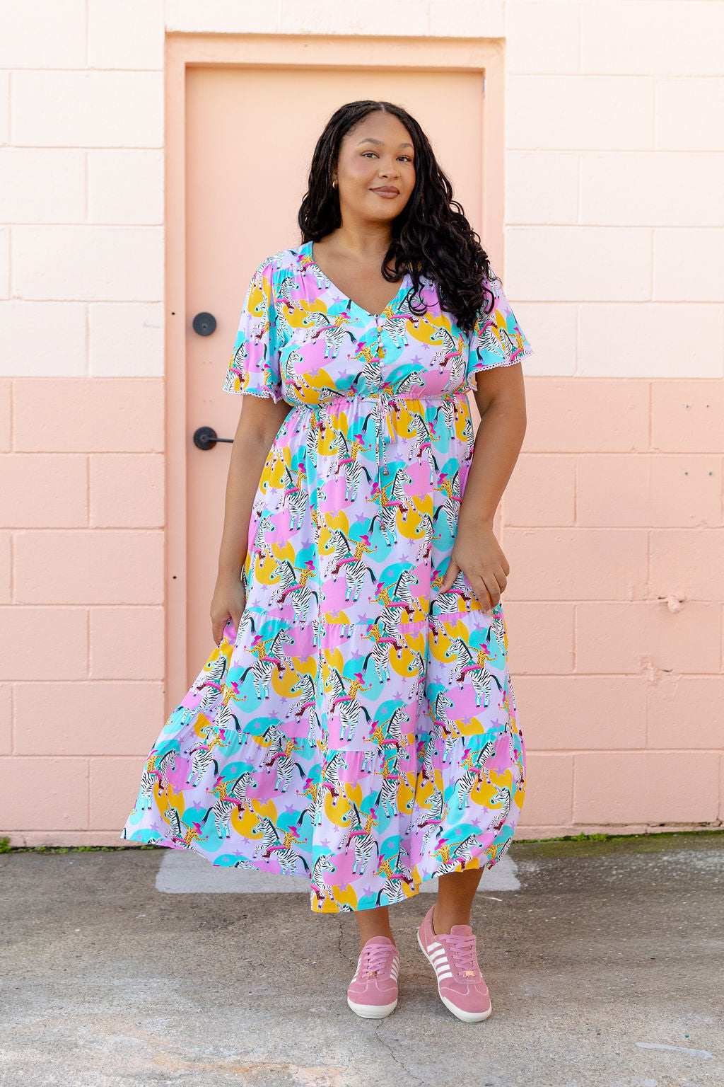 Charlize Maxi Dress in Yee-Har by Deb McNaughton