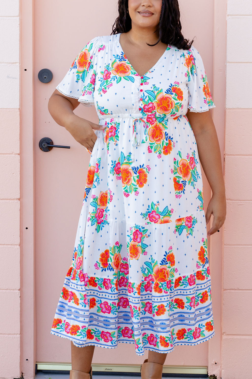 Charlize Maxi Dress in Frida