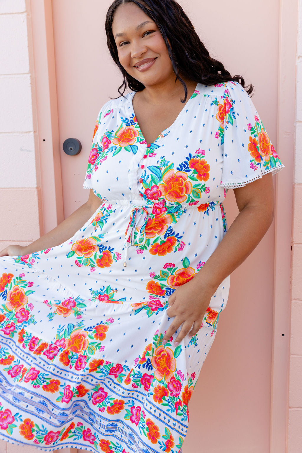 Charlize Maxi Dress in Frida